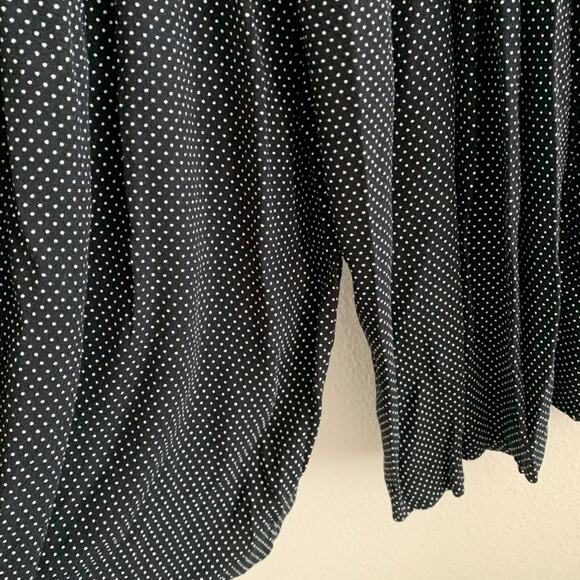 1. State Wide Leg Polka Dot Crop Wide Leg Pants Size 2 - Picture 10 of 11